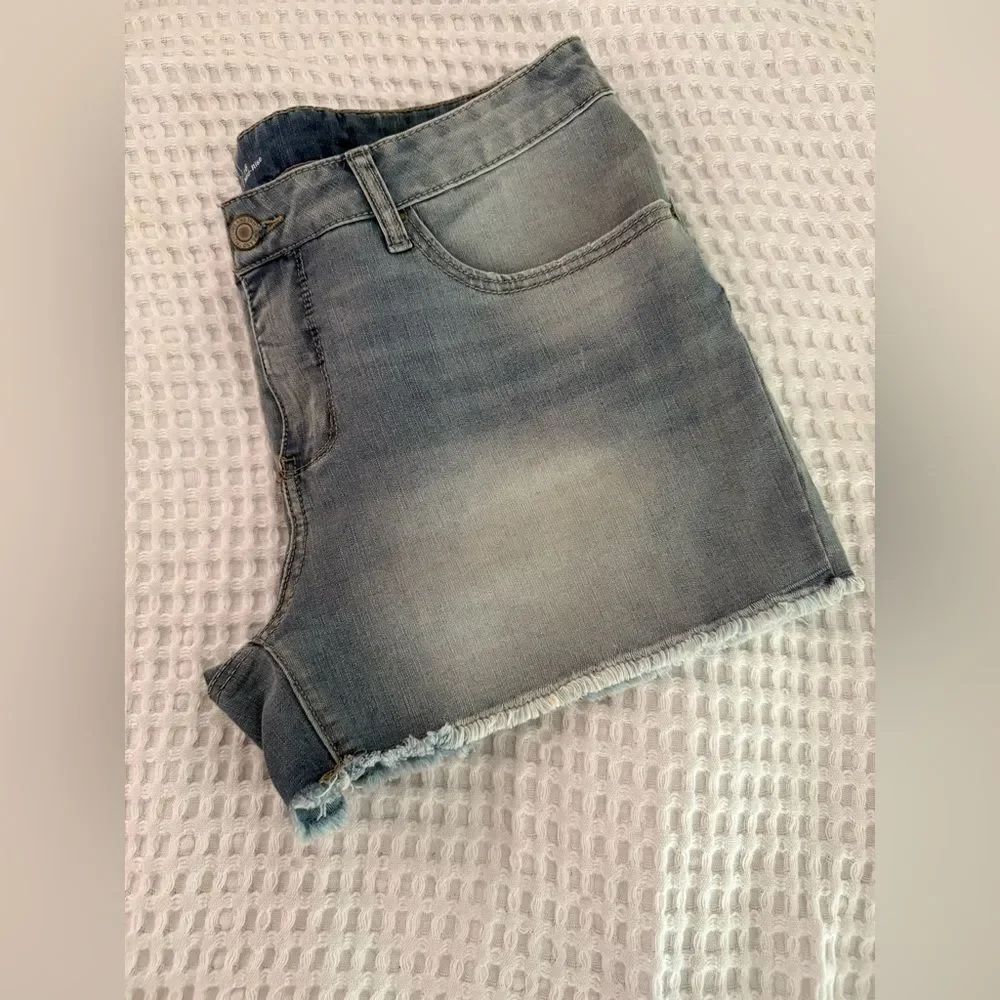 New Time and Tru Light Blue mid rise Denim Shorts